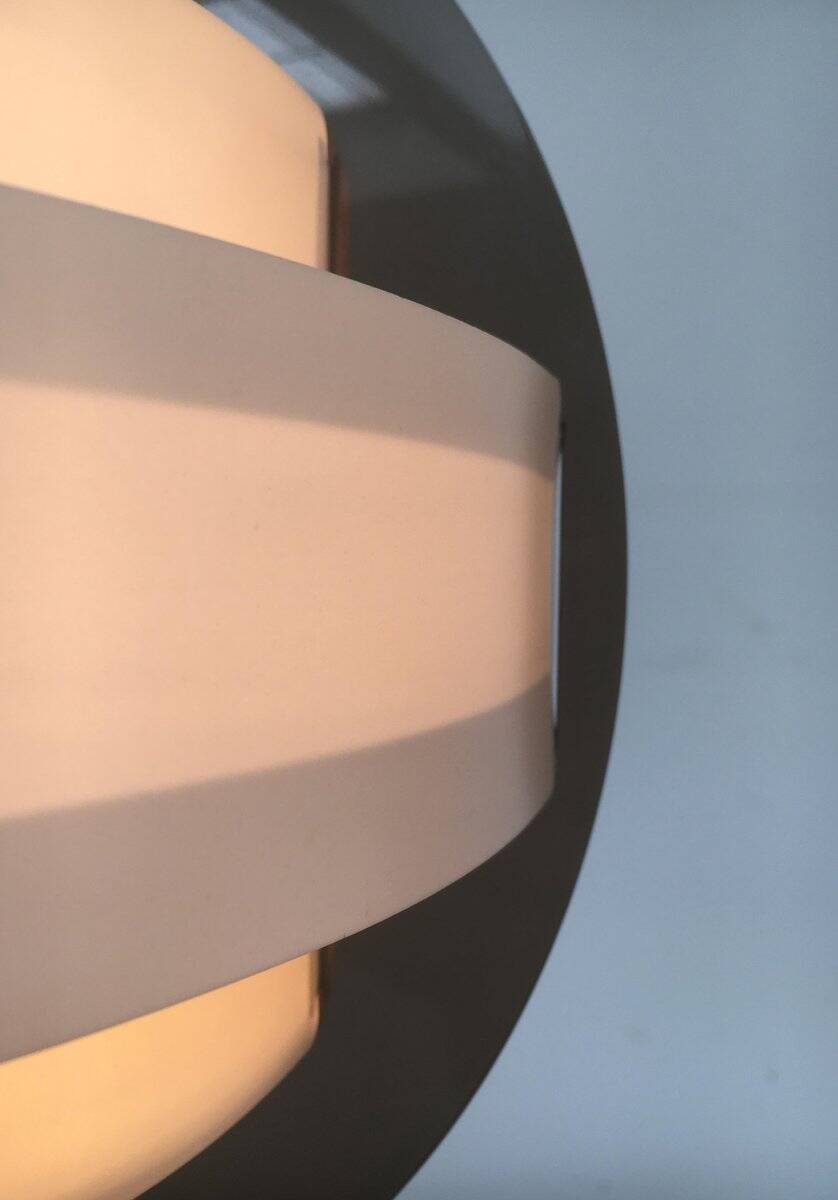 Mid-century Danish plastic table lamp by Flemming Brylle & Preben Jacobsen