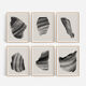 Lot de 6 tirages giclées abstraits, A4
