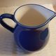 Bicoloured ceramic jug, blue and white from the brand Magu-CERA.