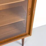 Danish Teak Cabinet with Glass Doors by Carlo Jensen for Hundevad & Co, 196