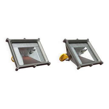 Italian vintage wall sconces Lingotto by Renzo Piano for iGuzzini, set of 2