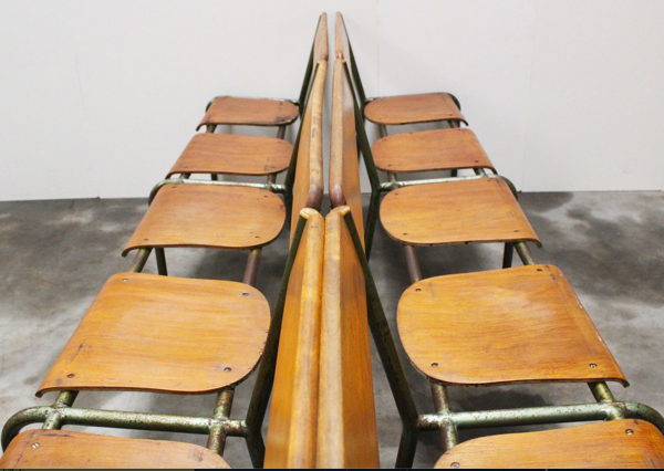 Banc industriel de Mullca France 1950s