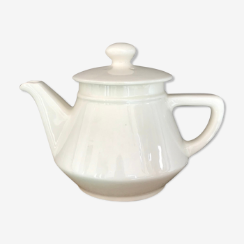 Théière Villeroy & Boch en porcelaine blanc cassé