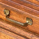 Filing cabinet with curtain