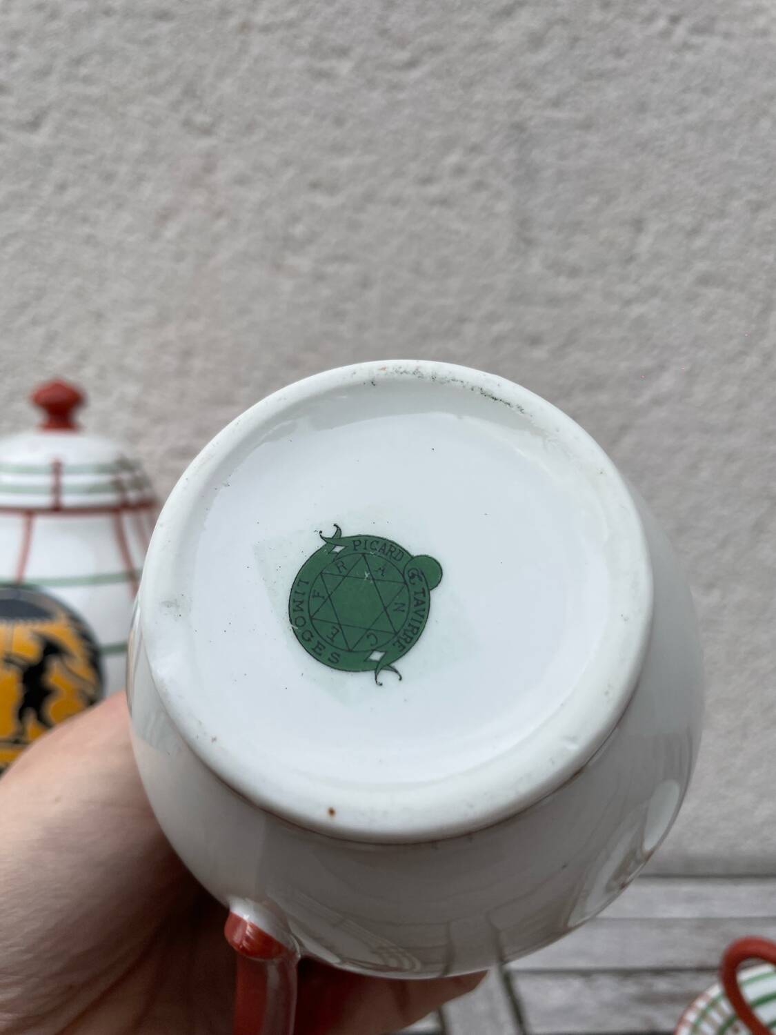 Limoges porcelain tea set