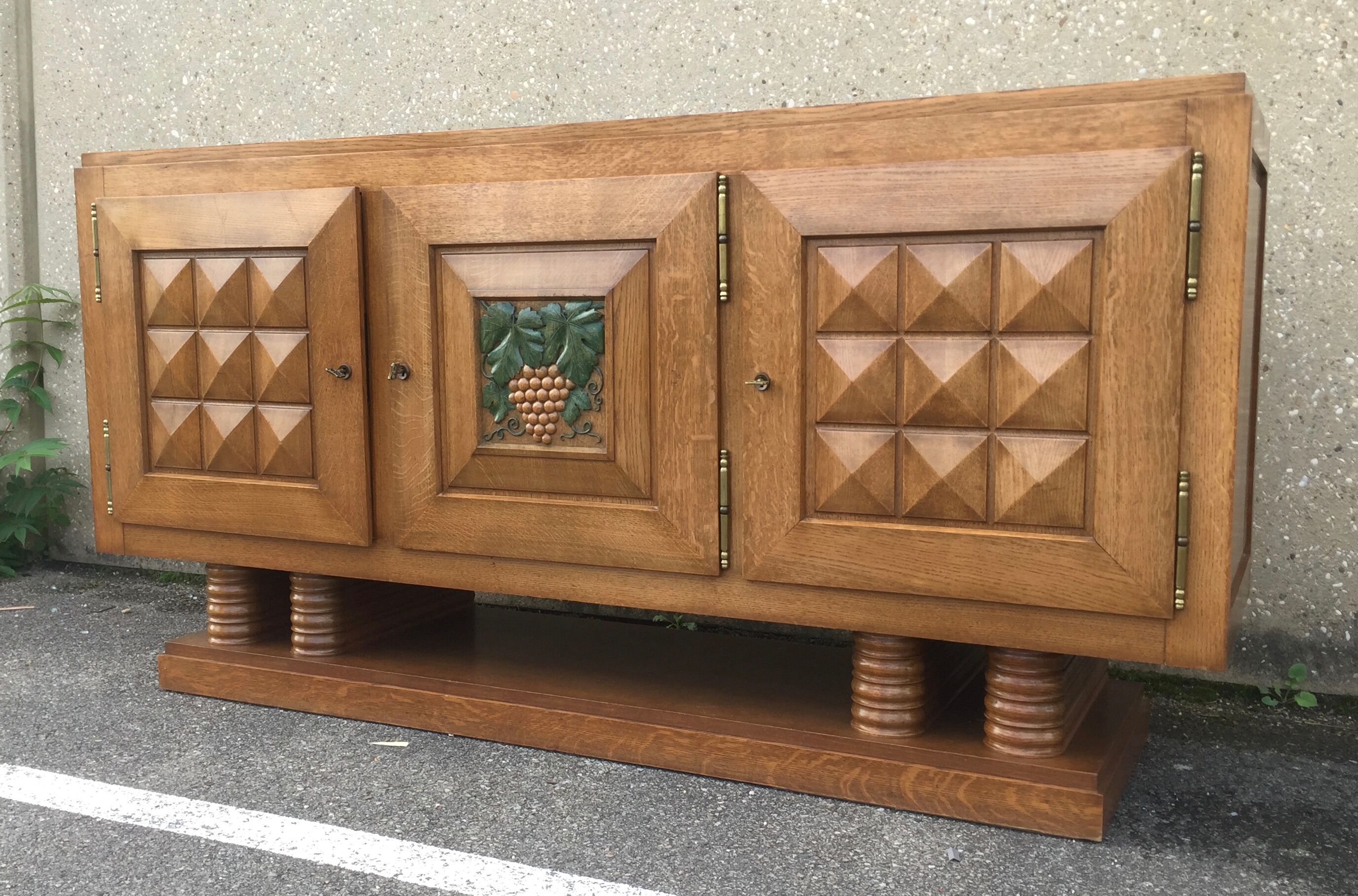 Art deco sideboard Gaston Poisson