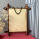 Wooden barber mirror turned art deco bamboo style