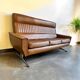 Fauteuil / canapé / canapé vintage couleur cognac