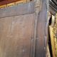 Old wardrobe door