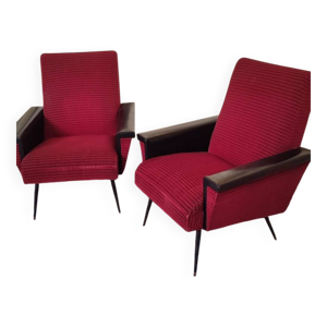 Paire de fauteuils 1970