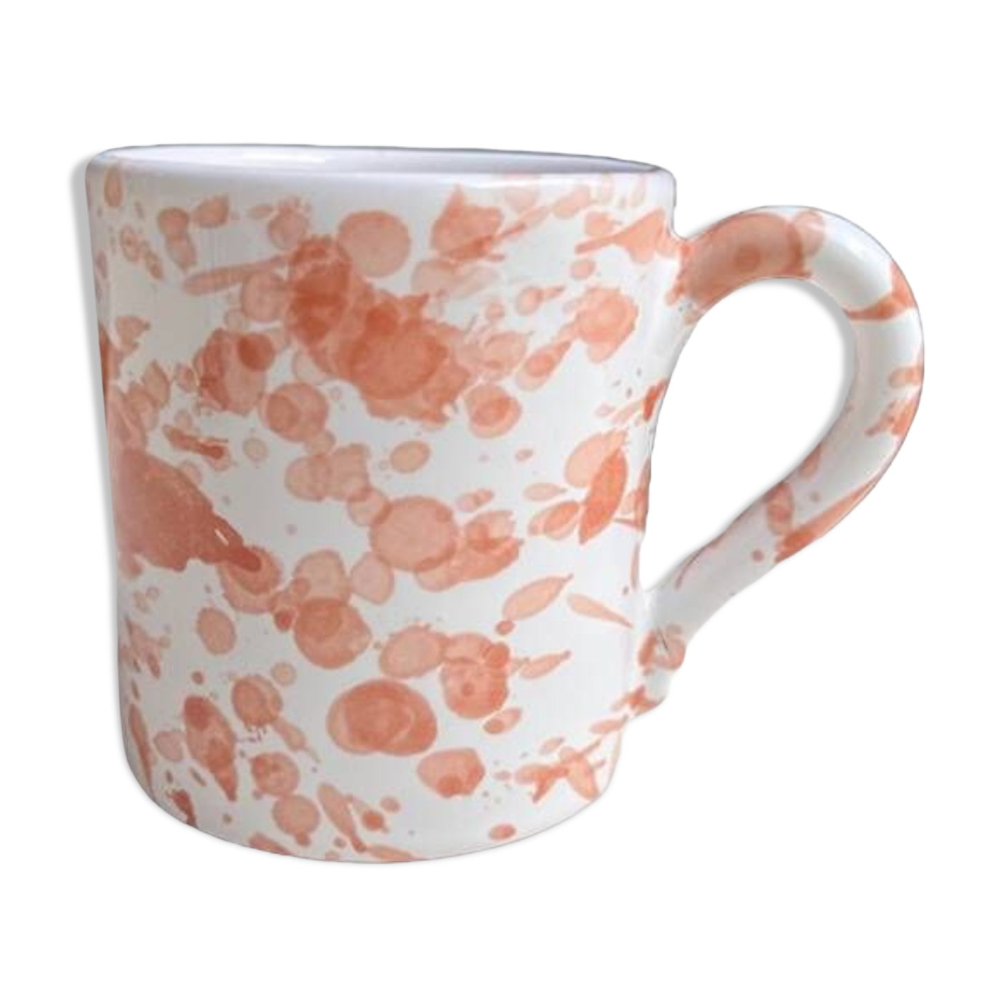 Terracotta dots mug