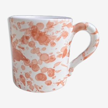 Terracotta dots mug