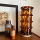 Vintage blown glass lamp "tortoiseshells"