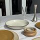 A genuine natural stoneware deep plate D20.5