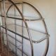 Bauhaus-style chrome round shelf