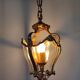Suspension en bronze vintage