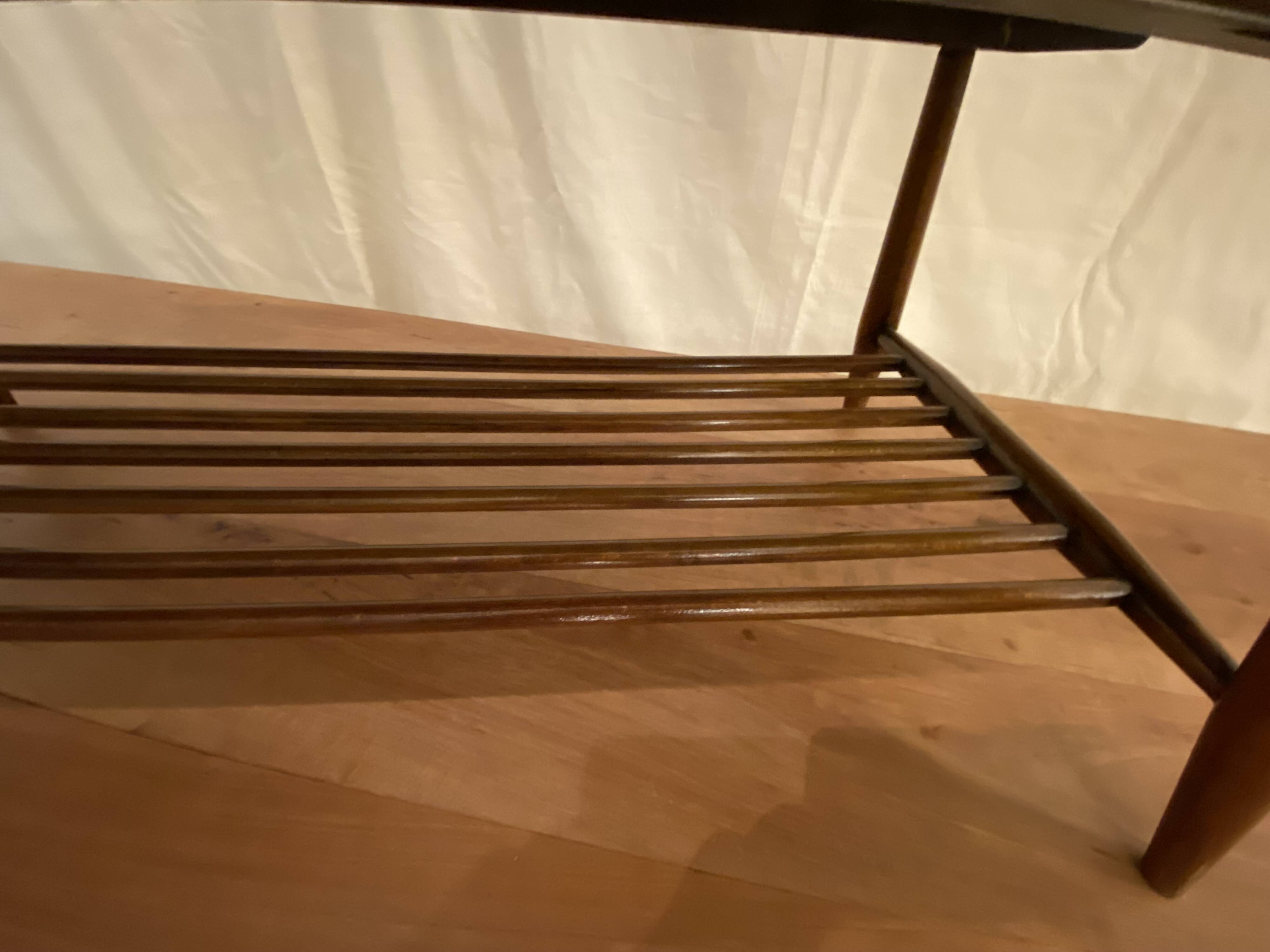 Scandinavian solid wood coffee table