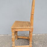 Rustic Scandinavian pine chair