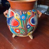 Vase coloré mexicain