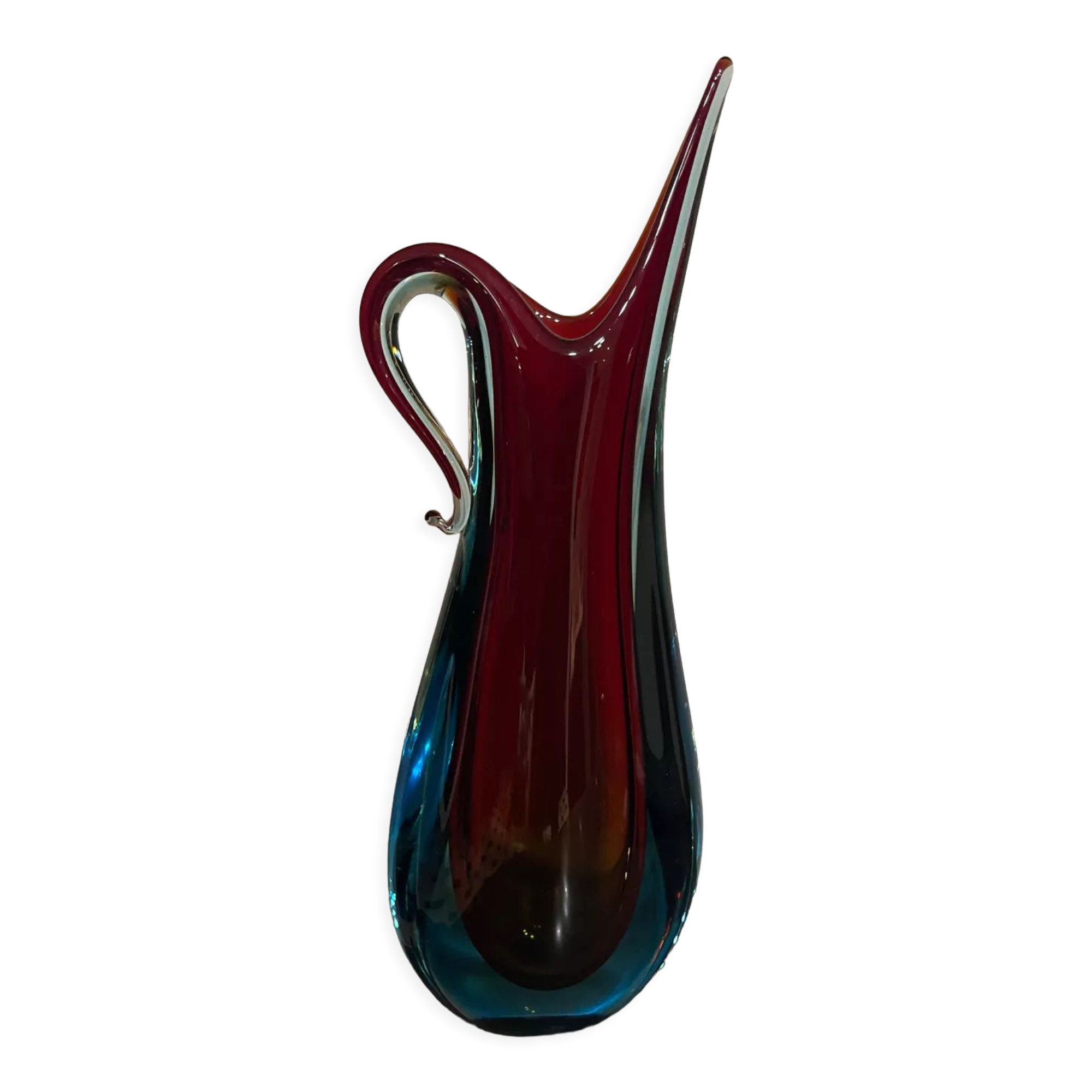 Murano crystal vase