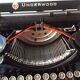 Old Underwood portable typewriter
