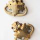 Large antique piano handles, old bronze, hardware.