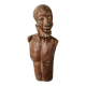 Bust Man in carved wood.