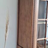 Antique Parisian glass cabinet - bonnet-maker type
