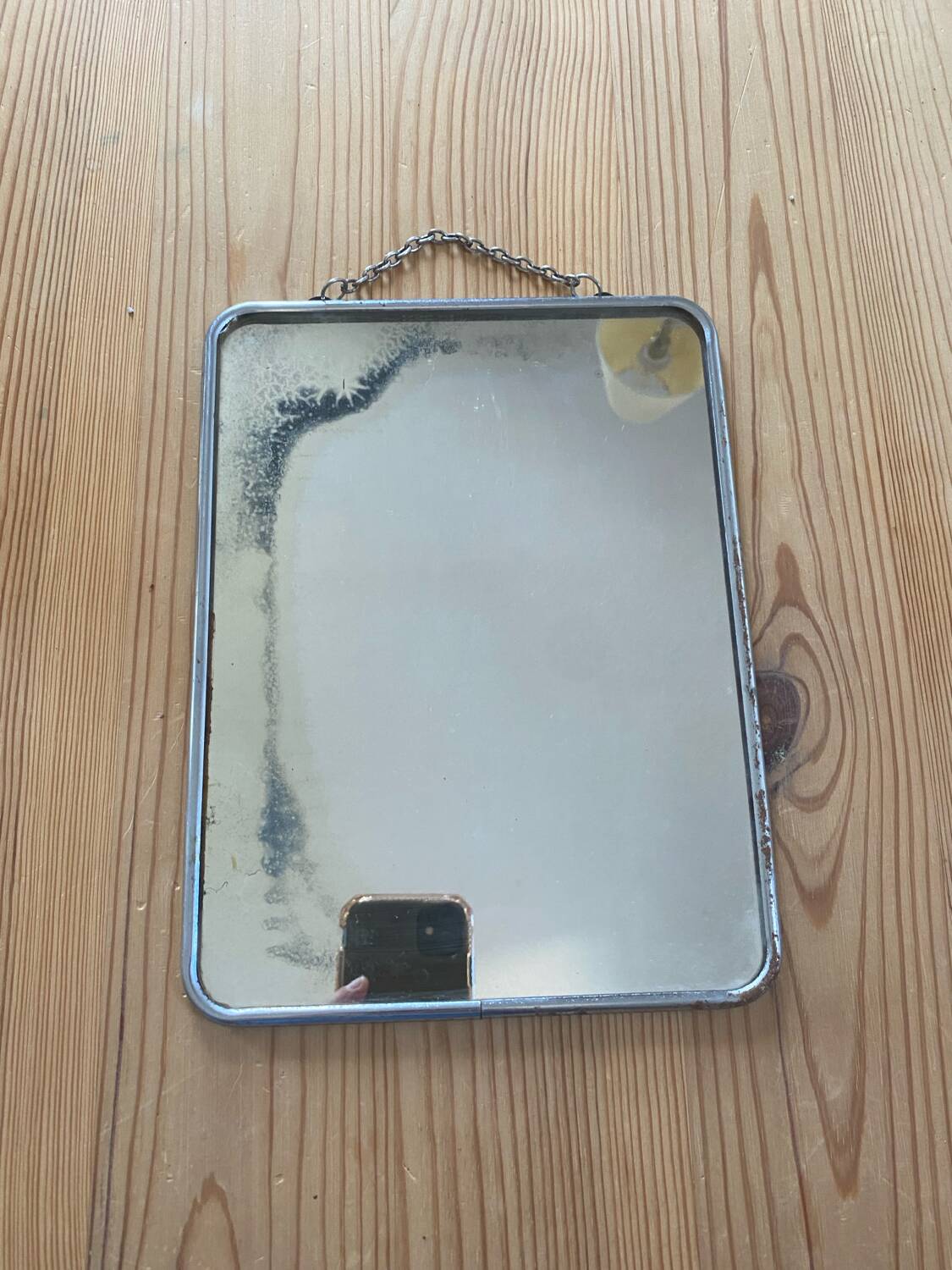 Vintage barber mirror