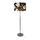 Lampadaire en chrome des années 50 avec abat-jour réglable