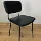 Airborne chair, Carolina Prefacto, 1950, metal and black skai
