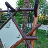 Porte manteau en bambou ancien vintage