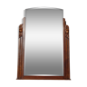 Miroir Art déco, support en noyer massif, 88x126 cm