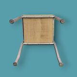 Antique wooden and metal children's chair with armrests – circa 1960