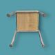 Antique wooden and metal children's chair with armrests – circa 1960