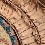 Round art deco cushion