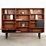Teak bookcase, Danish design, 1970s, production: Denmark