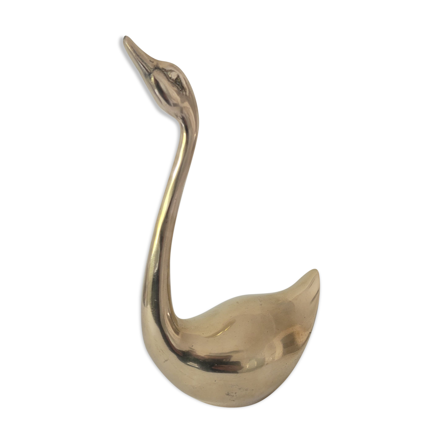 Brass swan