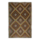 Grand Turkish Kilim Yoruk Vintage 211x310 cm Geometric Multicoloured