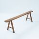 Banc en chêne de style Art Déco français, années 1930