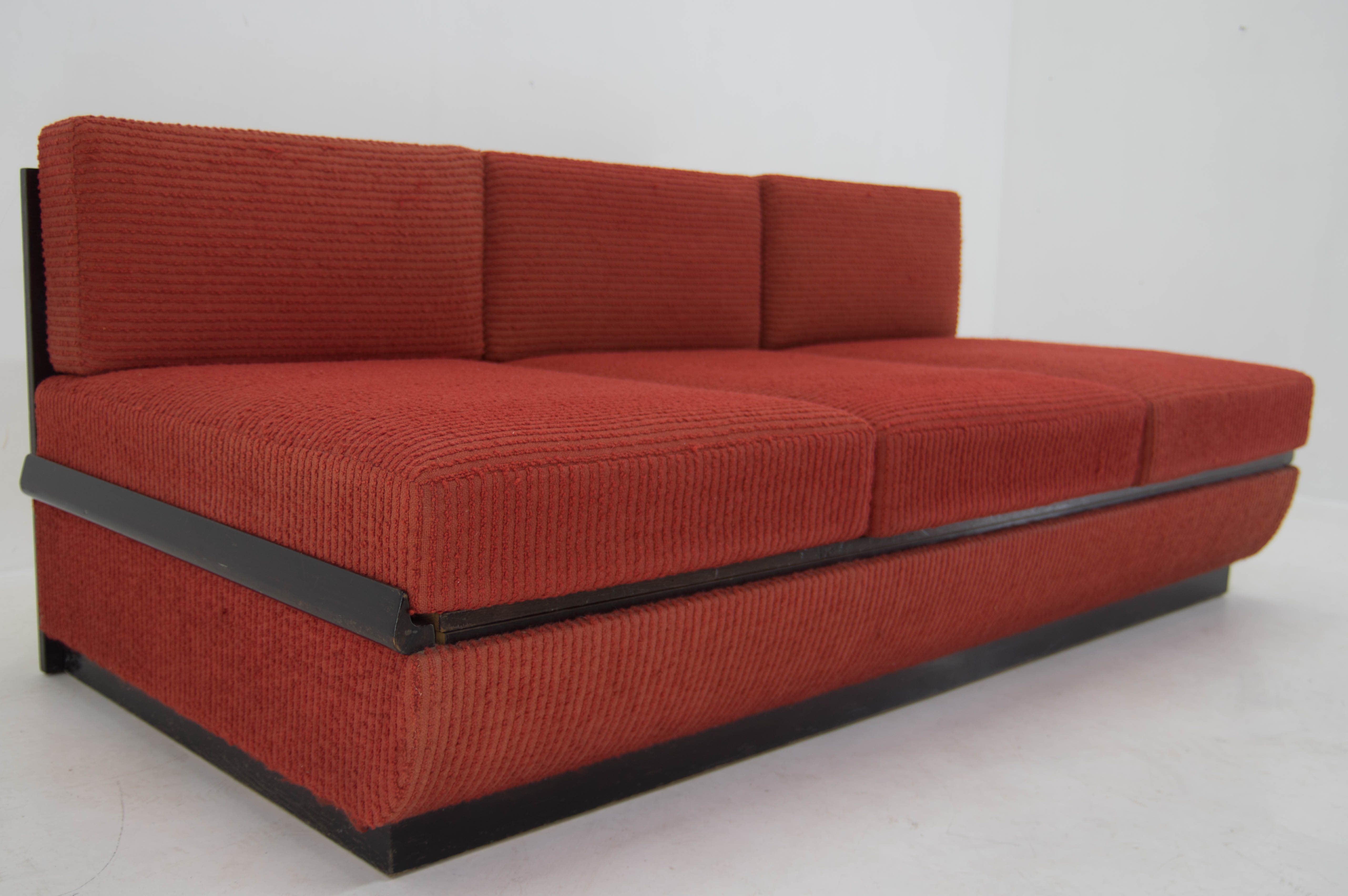 1950s Jindřich Halabala Sofa or Bed for UP Závody, Czechoslovakia