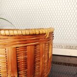 Cache pot osier vintage