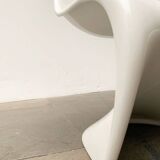 Panton side chairs from the mid-century by Verner Panton for Herman Miller, 1960s.