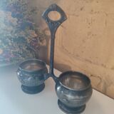 Salière poivrière Roux Marquiand Art Déco