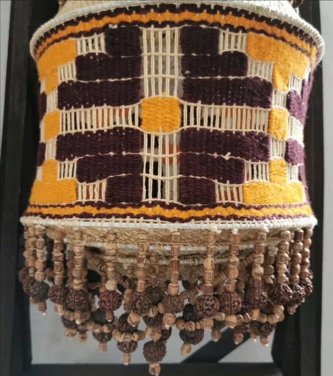 Macramé suspension 70s