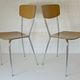 Set of 4 Vintage Dining Chairs Space Age Mid Century Modern Italy 1950's