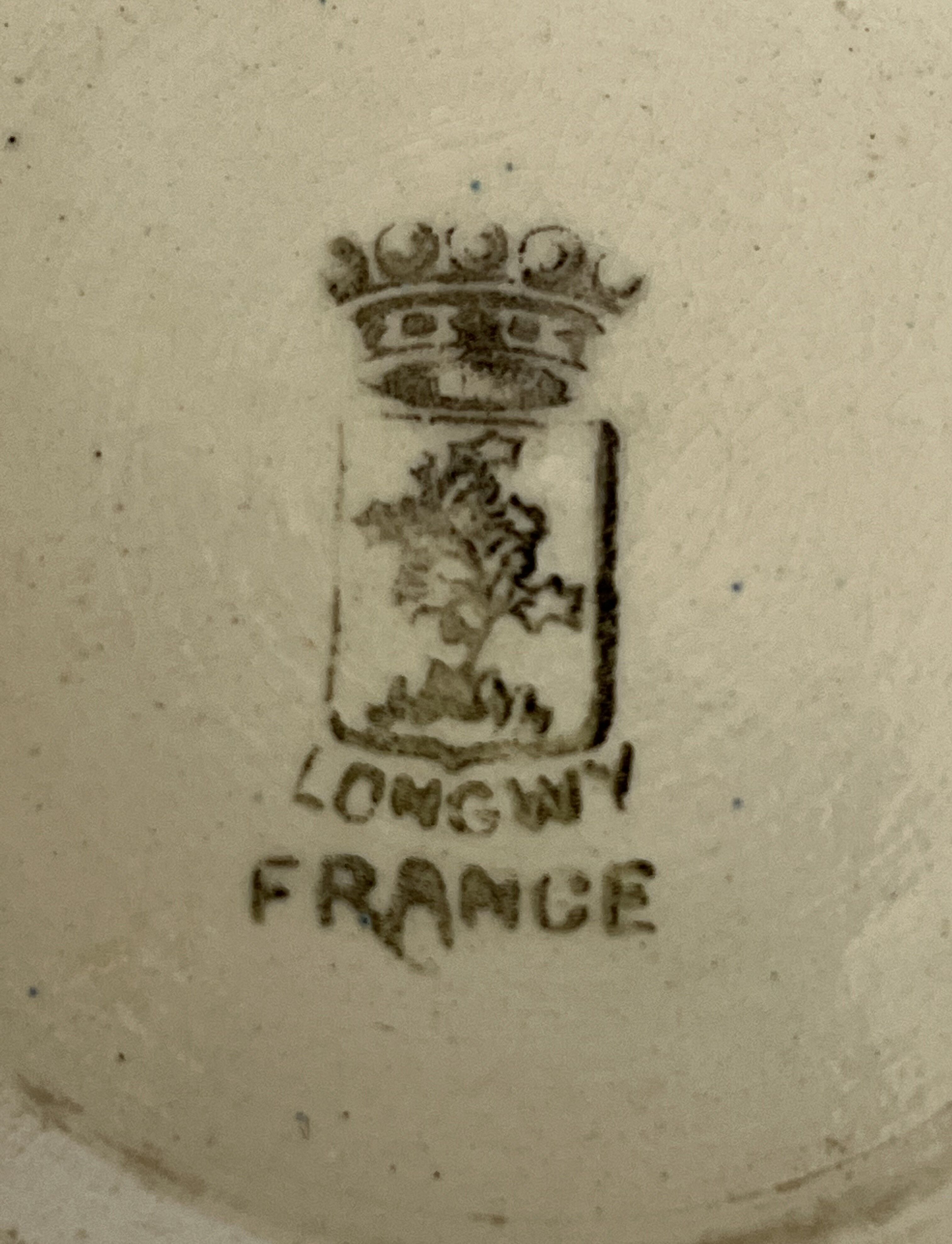 Vase rouleau en émaux de Longwy