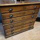 Antique oak drawing cabinet / map cabinet / architect's cabinet