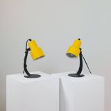 Une paire de lampes de chevet minimalistes bien conçues.