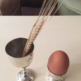 Egg Cup silver metal baptism gift